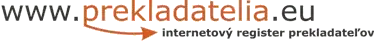 internetový register prekladateľov (preklad, preklady, prekladateľ a prekladatelia)